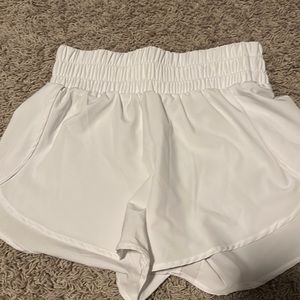 White athletic shorts